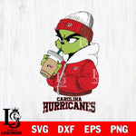 Carolina Hurricanes Grinch Bougie Sport Svg Eps Dxf Png File, Digital Download, Instant Download