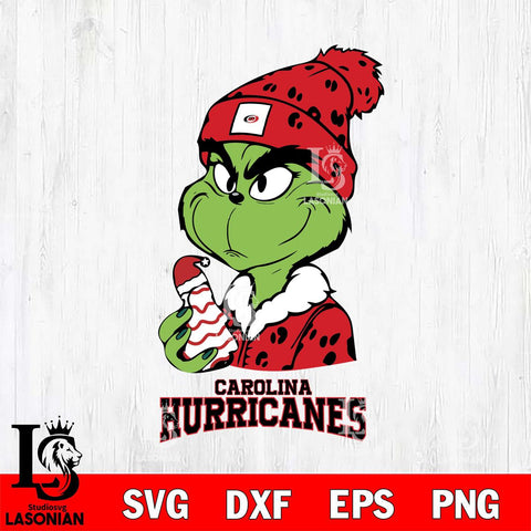 Carolina Hurricanes Grinch Tree Cake Svg Eps Dxf Png File, Digital Download, Instant Download