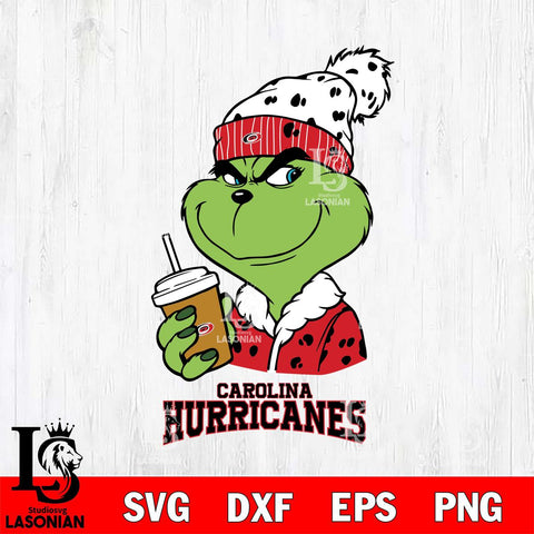 Carolina Hurricanes Grinch hat Svg Eps Dxf Png File, Digital Download, Instant Download