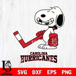 Carolina Hurricanes Snoopy Hockey Sport Svg Eps Dxf Png File, Digital Download , Instant Download, Svg Files