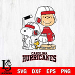 Carolina Hurricanes Snoopy and Charlie Brown Hockey Svg Eps Dxf Png File, Digital Download , Instant Download, Svg Files