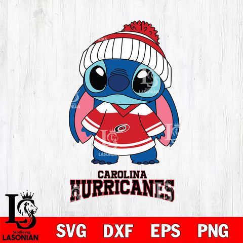 Carolina Hurricanes Stitch NHL Hockey SVG DXF EPS PNG FILE,NHL File Cut,Disney Digital Download,Instant Download, Silhouette