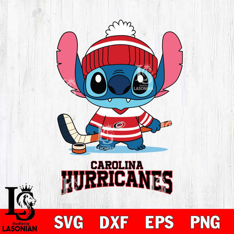 Carolina Hurricanes Stitch Sport NHL Hockey SVG DXF EPS PNG FILE,NHL File Cut,Disney Digital Download,Instant Download, Silhouette