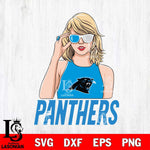 Carolina Panthers And Taylor Swift Fan Svg Eps Dxf Png File, Digital Download, Instant Download