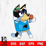 Carolina Panthers Bandit Heeler Christmas Svg Eps Dxf Png File, Digital Download, Instant Download