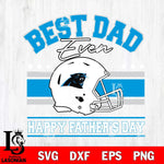 Carolina Panthers Best Dad Ever SVG DXF EPS PNG FILE, NFL File Cut,Digital Download,Instant Download, Silhouette