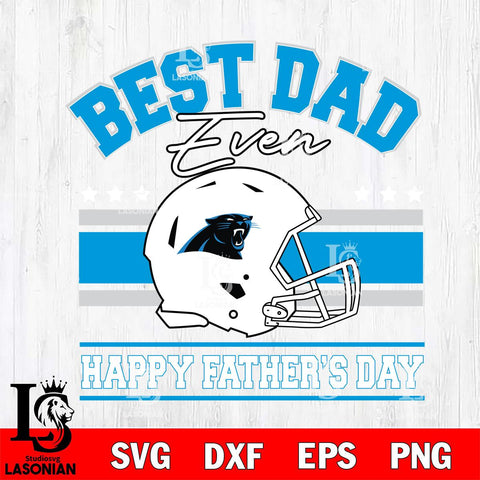 Carolina Panthers Best Dad Ever SVG DXF EPS PNG FILE, NFL File Cut,Digital Download,Instant Download, Silhouette