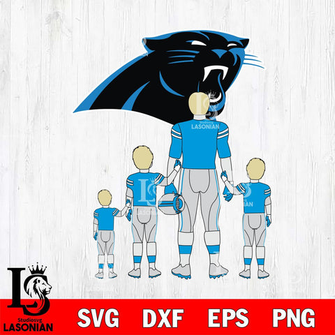 Carolina Panthers Best Dad Ever , father day , DAD NFL 2 Svg Eps Dxf Png File, Digital Download, Instant Download