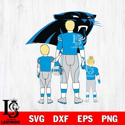 Carolina Panthers Best Dad Ever , father day , DAD NFL 3 Svg Eps Dxf Png File, Digital Download, Instant Download