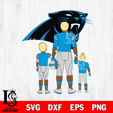 Carolina Panthers Best Dad Ever , father day , DAD NFL 4 Svg Eps Dxf Png File, Digital Download, Instant Download