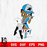 Carolina Panthers Betty Boop Sexy Fan SVG Svg Eps Dxf Png File, Digital Download, Instant Download