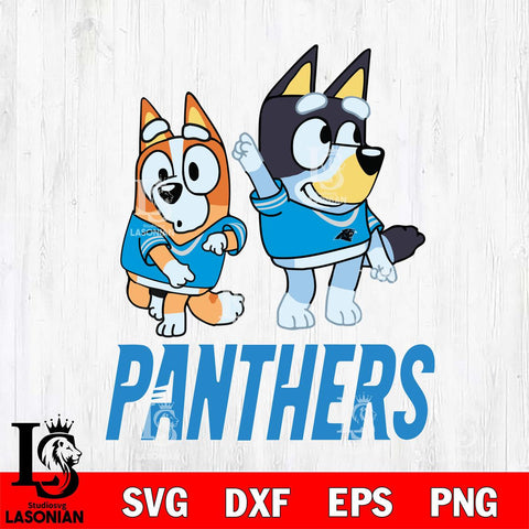 Carolina Panthers Bluey Chilli Mode Dance Svg Eps Dxf Png File, Digital Download, Instant Download