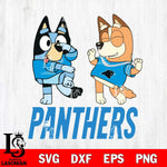 Carolina Panthers Bluey Chilli Sport Svg Eps Dxf Png File, Digital Download, Instant Download