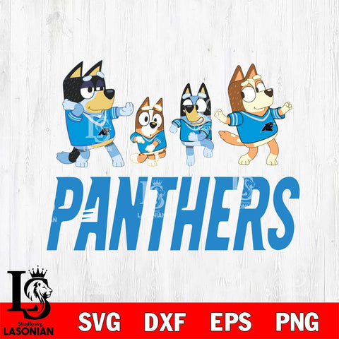 Carolina Panthers Bluey Dance Mode Squats Svg Eps Dxf Png File, Digital Download, Instant Download