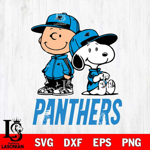 Carolina Panthers Charlie Brown Snoopy Champions Svg Eps Dxf Png File, NFL svg , Digital Download , Instant Download, Cricut File