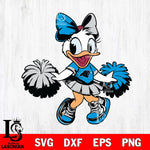 Carolina Panthers Daisy Duck Cheerleader Svg Eps Dxf Png File, Digital Download, Instant Download