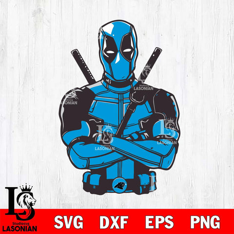Carolina Panthers Deadpool Svg Eps Dxf Png File, Digital Download, Instant Download
