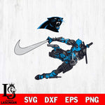 Carolina Panthers Deadpool Nike Svg Eps Dxf Png File, Digital Download, Instant Download