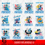 Carolina Panthers Disney Rad Dad NFL Bundle 12 SVG DXF EPS PNG FILE, Father day File Cut,Digital Download,Instant Download,Disney Svg Files