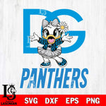 Carolina Panthers Dolce And Gabbana Daisy Duck Disney Svg Eps Dxf Png File, Digital Download, Instant Download