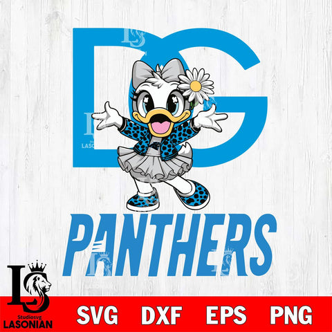 Carolina Panthers Dolce And Gabbana Daisy Duck Disney Svg Eps Dxf Png File, Digital Download, Instant Download