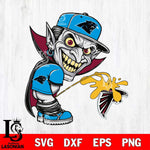 Carolina Panthers Dracula Piss On Atlanta Falcons Svg Eps Dxf Png File, Digital Download, Instant Download