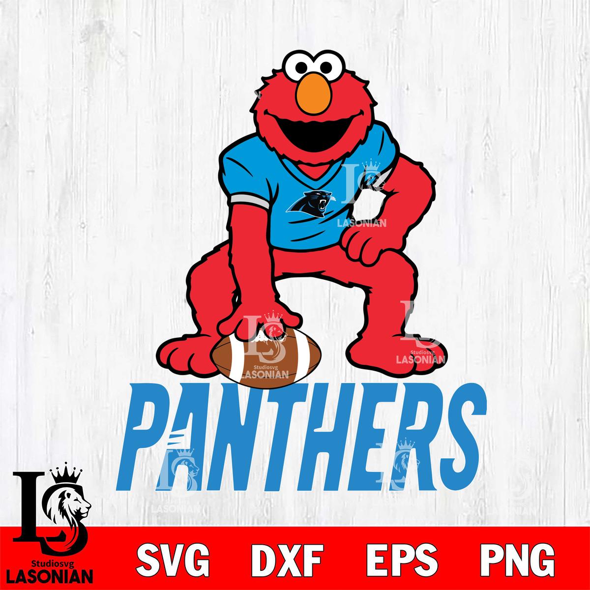 Carolina Panthers Elmo ready – lasoniansvg