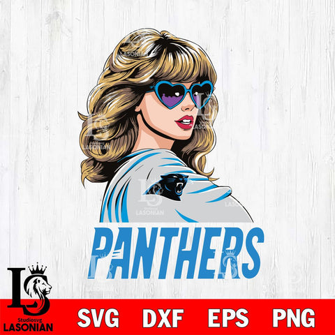 Carolina Panthers Fan And Taylor Swift Fan Svg Eps Dxf Png File, Digital Download, Instant Download