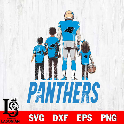 Carolina Panthers Father Football SVG DXF EPS PNG FILE,NFL SVG, Father day Digital Download,Instant Download, Silhouette