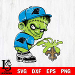 Carolina Panthers Frankenstein Piss On New Orleans Saints Svg Eps Dxf Png File, Digital Download, Instant Download