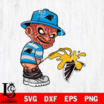 Carolina Panthers Freddy Krueger Piss On Atlanta Falcons Svg Eps Dxf Png File, Digital Download, Instant Download
