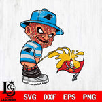 Carolina Panthers Freddy Krueger Piss On Tampa Bay Buccaneers Svg Eps Dxf Png File, Digital Download, Instant Download