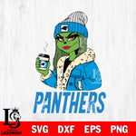 Carolina Panthers Girls Grinch Bougie Svg Eps Dxf Png File, Digital Download, Instant Download