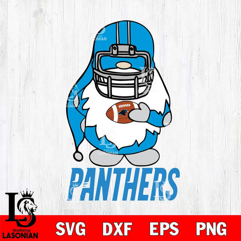 Carolina Panthers Gnomes Christmas Svg Eps Dxf Png File, Digital Download, Instant Download