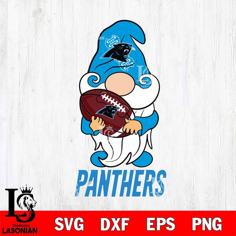 Carolina Panthers Gnomes Christmas football Svg Eps Dxf Png File, Digital Download, Instant Download