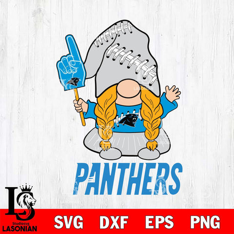 Carolina Panthers Gnomes Fan Svg Eps Dxf Png File, Digital Download, Instant Download