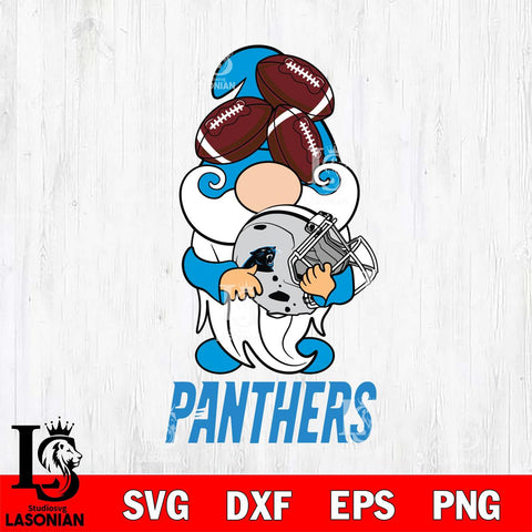 Carolina Panthers Gnomes Helmet Svg Eps Dxf Png File, Digital Download, Instant Download