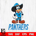 Carolina Panthers Goofy Cowboy Sport SVG DXF EPS PNG FILE,NFL Cricut ,Football Digital Download,Instant Download, Silhouette