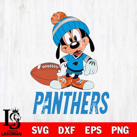 Carolina Panthers Goofy Football SVG DXF EPS PNG FILE,NFL Cricut ,Football Digital Download,Instant Download, Silhouette
