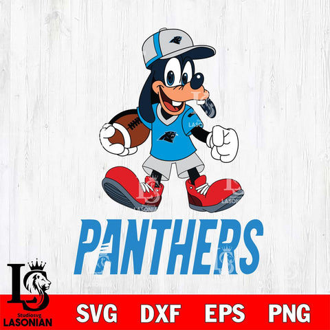 Carolina Panthers Goofy Football Player SVG DXF EPS PNG FILE,NFL Cricut ,Football Digital Download,Instant Download, Silhouette