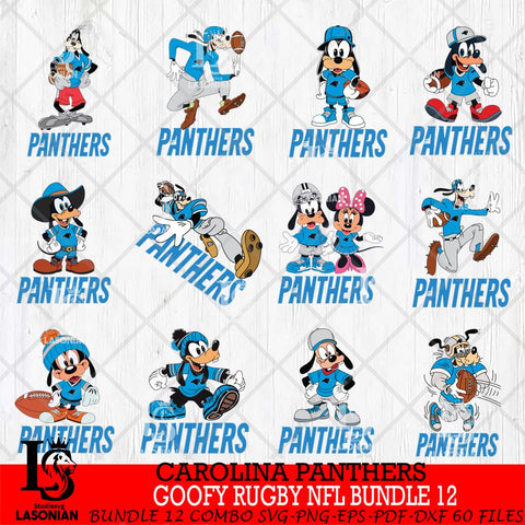 Carolina Panthers Goofy Rugby NFL Bundle 12 SVG DXF EPS PNG FILE,NFL bundle svg ,Football Digital Download,Instant Download, Silhouette