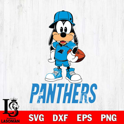 Carolina Panthers Goofy rugby SVG DXF EPS PNG FILE,NFL Cricut ,Football Digital Download,Instant Download, Silhouette