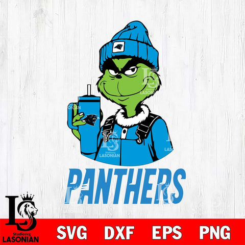 Carolina Panthers Grinch Football Christmas Svg Eps Dxf Png File,Cricut svg files, Digital Download, Instant Download