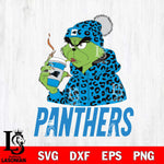 Carolina Panthers Grinch Leopard Christmas Svg Eps Dxf Png File,Cricut svg files, Digital Download, Instant Download