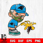 Carolina Panthers Hannibal Lecter Piss On Atlanta Falcons Svg Eps Dxf Png File, Digital Download, Instant Download