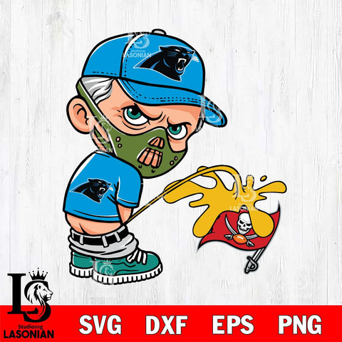 Carolina Panthers Hannibal Lecter Piss On Tampa Bay Buccaneers Svg Eps Dxf Png File, Digital Download, Instant Download