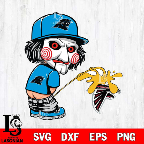 Carolina Panthers Jigsaw Piss On Atlanta Falcons Svg Eps Dxf Png File, Digital Download, Instant Download