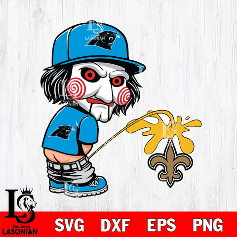Carolina Panthers Jigsaw Piss On New Orleans Saints Svg Eps Dxf Png File, Digital Download, Instant Download