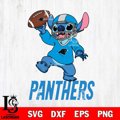 Carolina Panthers Lilo and stitch Sport SVG DXF EPS PNG FILE, Stitch File Cut,NFL Digital Download,Instant Download, Silhouette