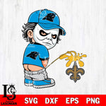 Carolina Panthers Michael Myers Piss On New Orleans Saints Svg Eps Dxf Png File, Digital Download, Instant Download